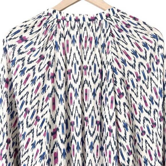 Isabel Marant Etoile Geometric Long Sleeve Aurora Blouse Size 38 FR 6 US - Picture 3 of 5